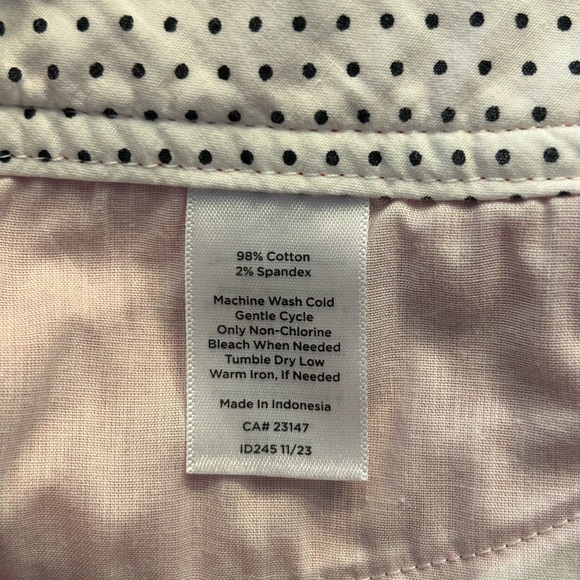 Talbots Perfect Short Vibrant Red Bermuda Shorts with Tailored Design - Picture 4 of 5